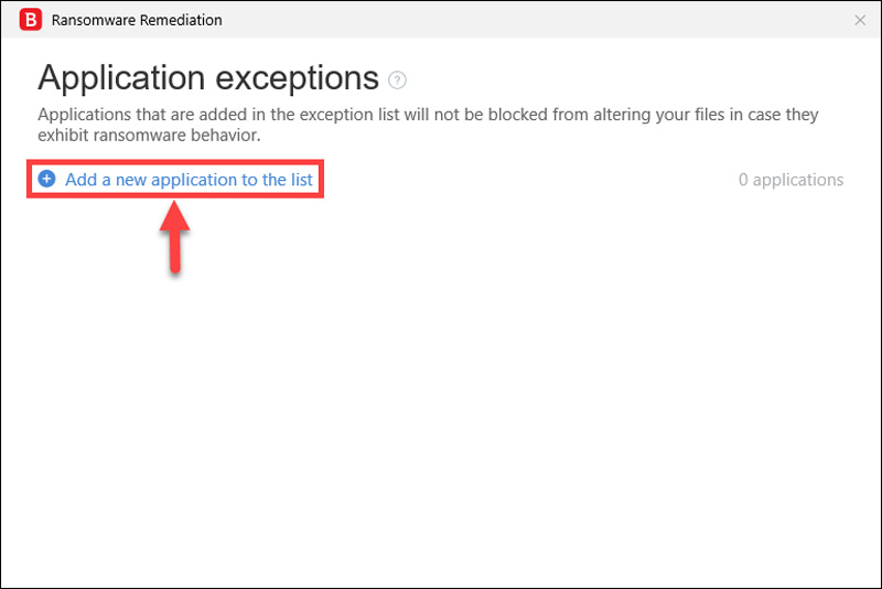 ransomware remediation exception 3